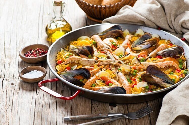 Seafood fir d'Dukan Diät